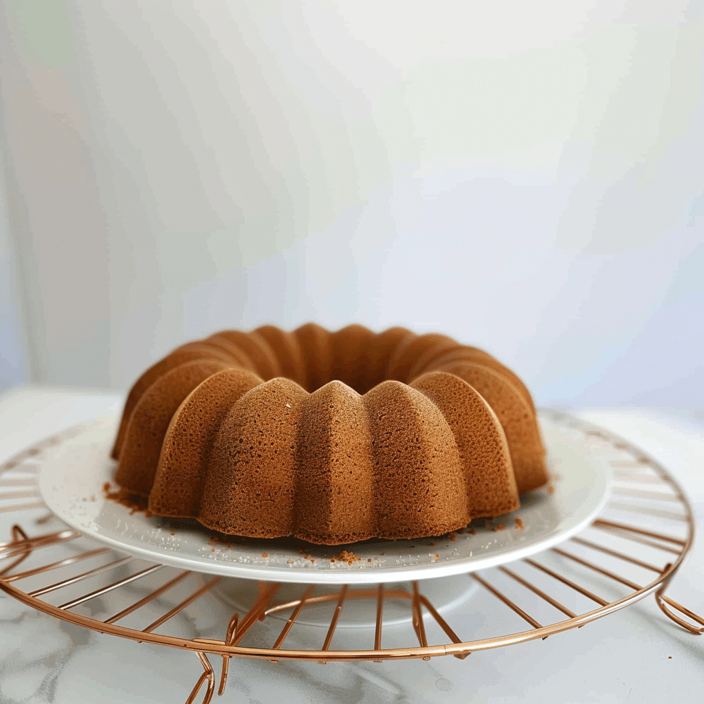 Moist Biscoff Cookie Butter Pound Cake Magic 14 Biscoff Cookie Butter Pound Cake slice served on white plate with coffee