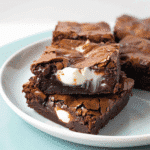 Cadbury Creme Egg Brownie Recipe 11 Cadbury Creme Egg brownie recipe plated with gooey fondant center exposed