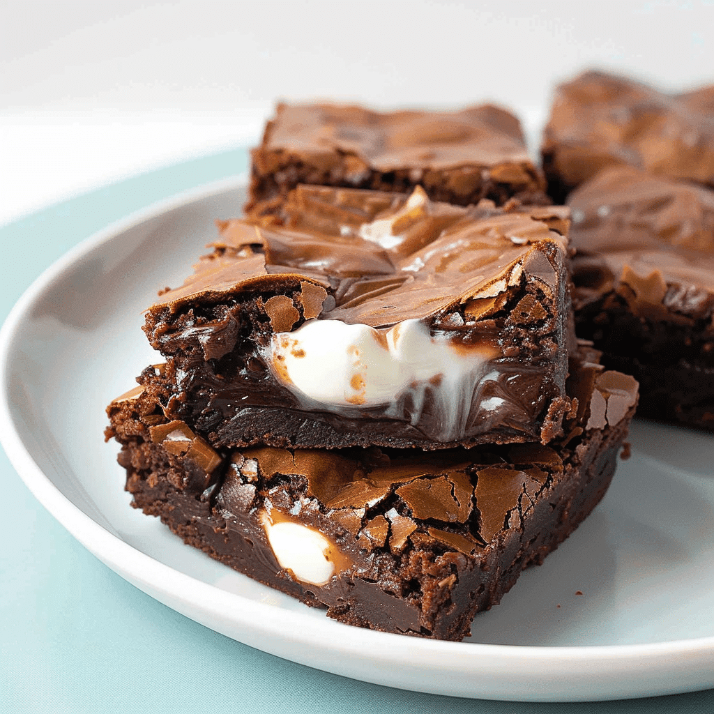Cadbury Creme Egg brownie recipe plated with gooey fondant center exposed