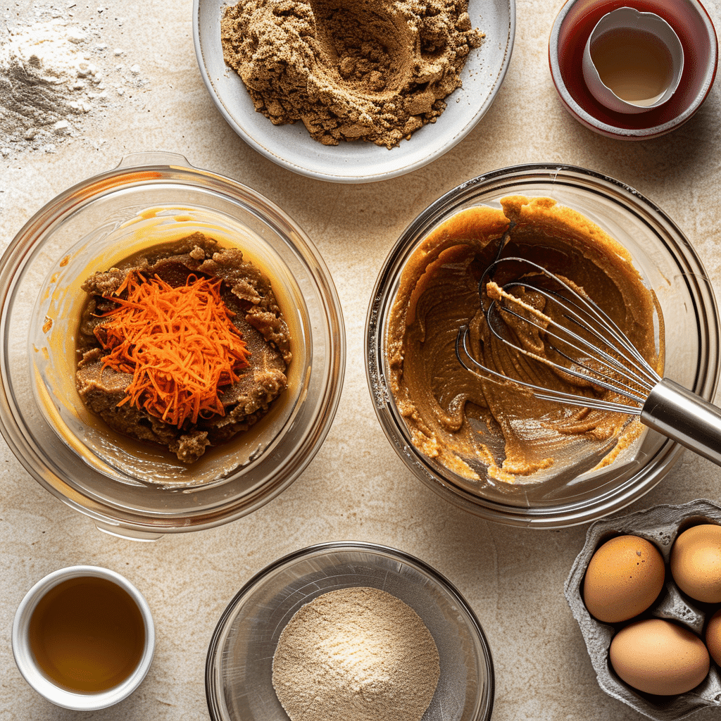 Easy Carrot Cake Bars Recipe 13 carrot cake bars recipe batter spread into baking pan