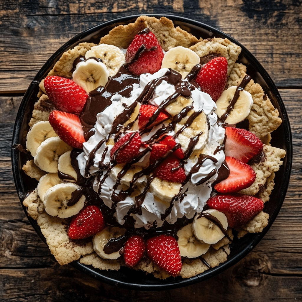 Cookie Nacho Recipe You Need to Try Now: Loaded, Gooey, and Over-the-Top Delicious 12 Fully loaded cookie nachos ready to eat
