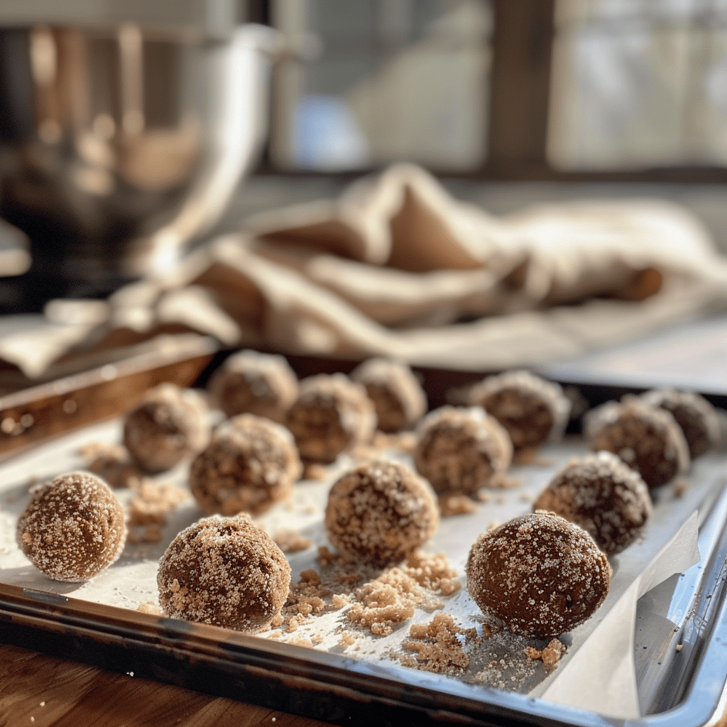 Crispy Cocoa Cookies Recipe – How to make a perfect flavor ever 13 crispy cocoa cookies dough on baking tray with sugar