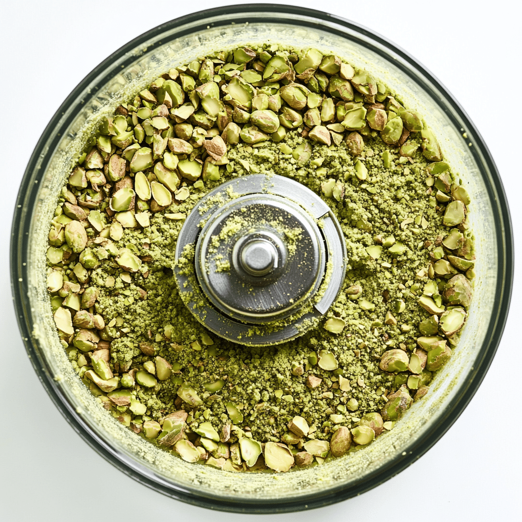 Flourless Pistachio Cake – Insanely Good, Jaw-Dropping Flavor Combo 11 Finely ground pistachios in food processor