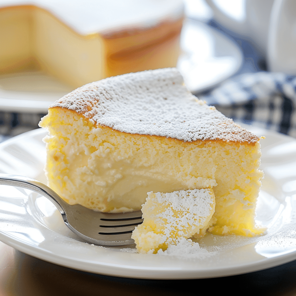 japanese cheesecake rice cooker recipe squares garnished