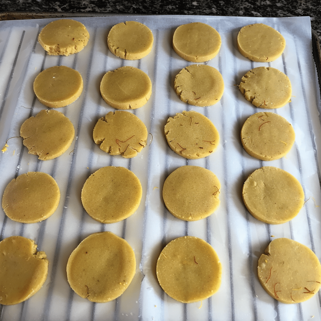 Saffron Almond Cookies Made Simple: A Soulful Recipe You’ll Love to Share 11 Kneading saffron almond cookie dough