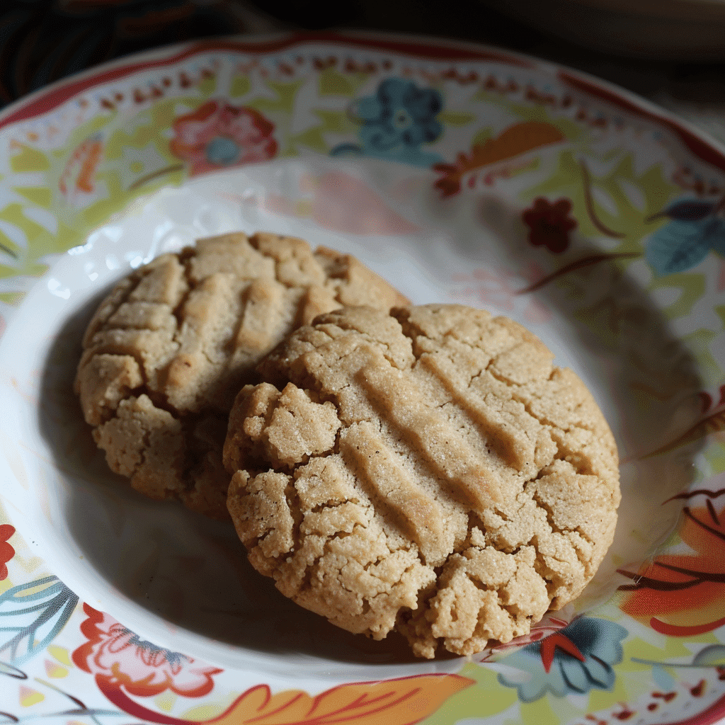 Oats eggless cookies on a rustic kitchen table