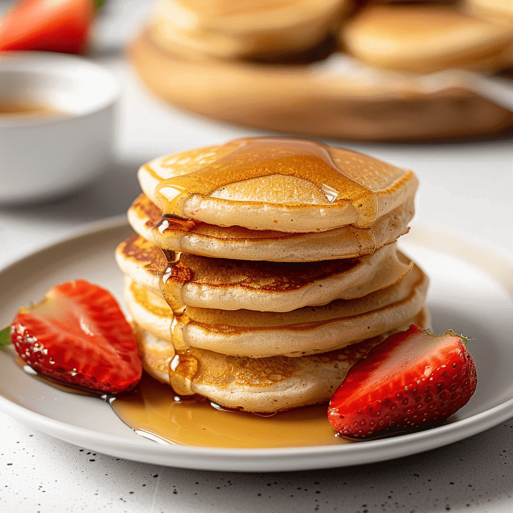Irresistible Recipe Mini Pancakes You’ll Love 15 recipe mini pancakes fluffy stack with syrup and strawberries