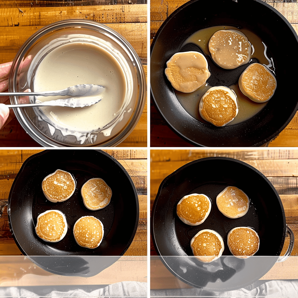 Irresistible Recipe Mini Pancakes You’ll Love 13 recipe mini pancakes step by step batter and skillet process