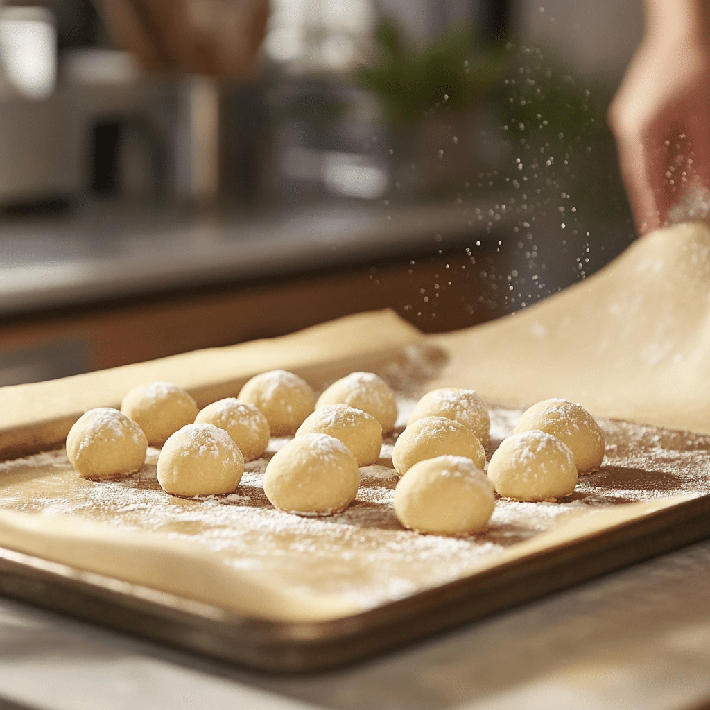 Best Grandma’s Irish Sugar Cookies (Quick, 30‑Min Homestyle Recipe) 11 Shaping Grandma’s Irish Sugar Cookies before baking