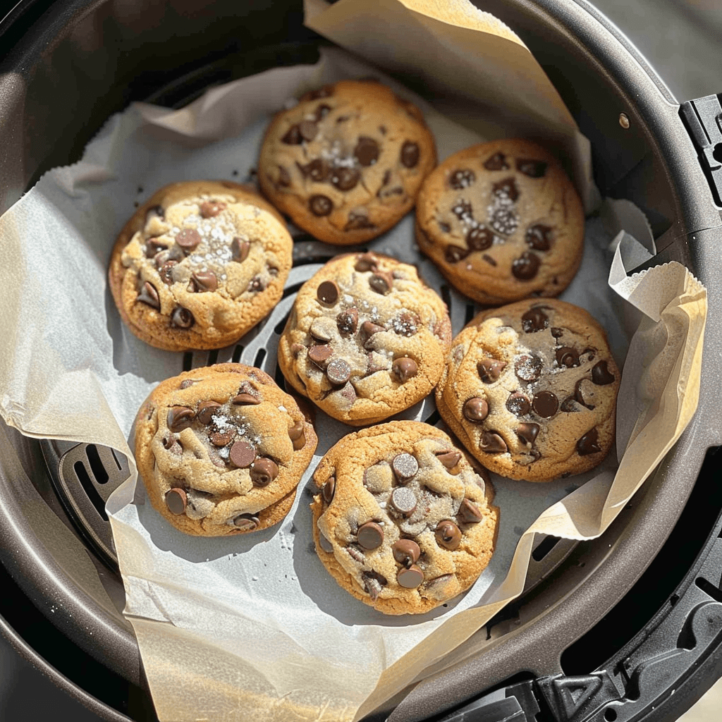 7-Minute Air Fryer Cookies: Ultimate Easy Recipe Guide 13 Unbaked cookies arranged in air fryer basket lined with parchment