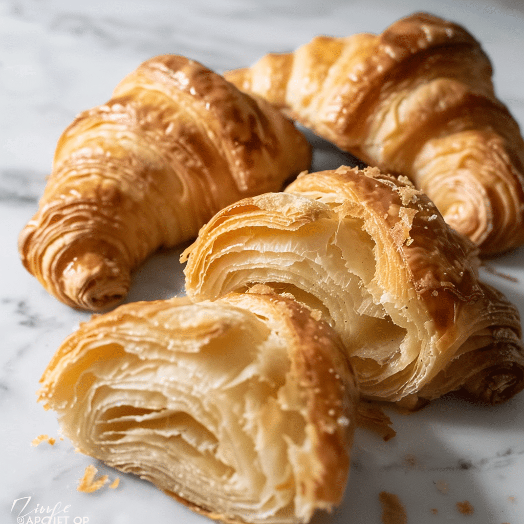 Gluten Free Croissant You’ll Never Forget 17 Buttery layers of a gluten free croissant torn open
