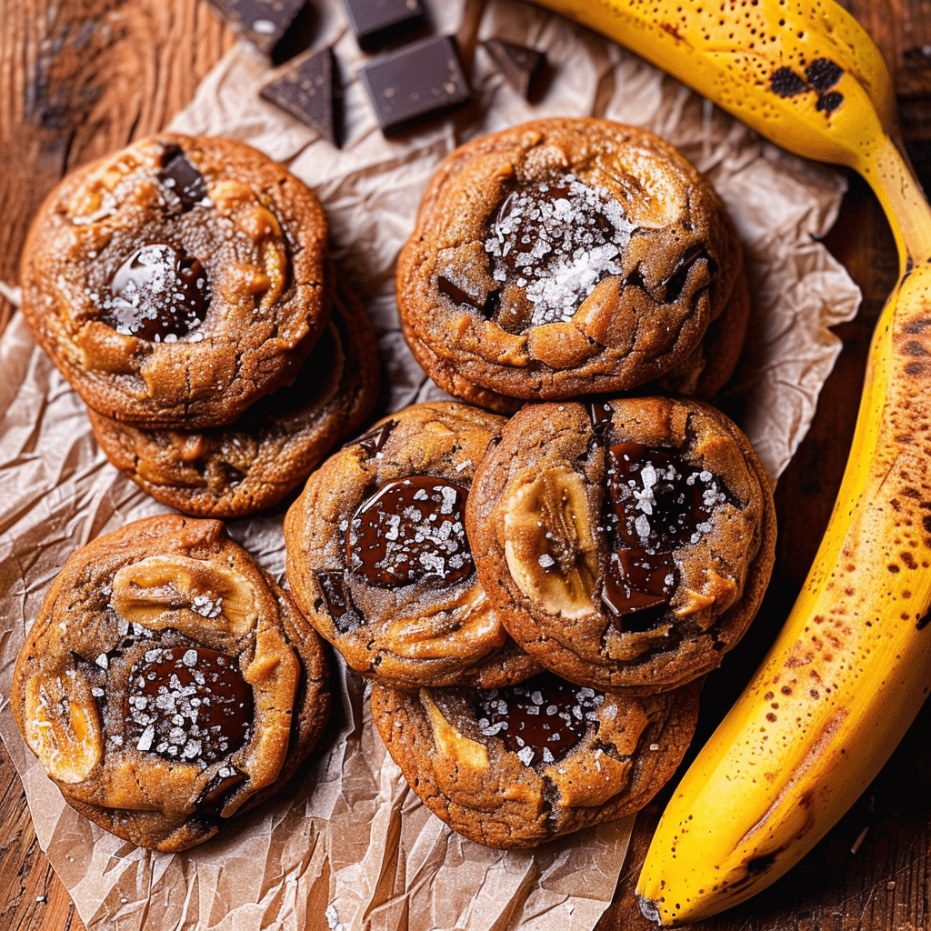 Banana Bread Cookie Recipe You’ll Love Forever 9 Baked banana bread cookies cooling on parchment