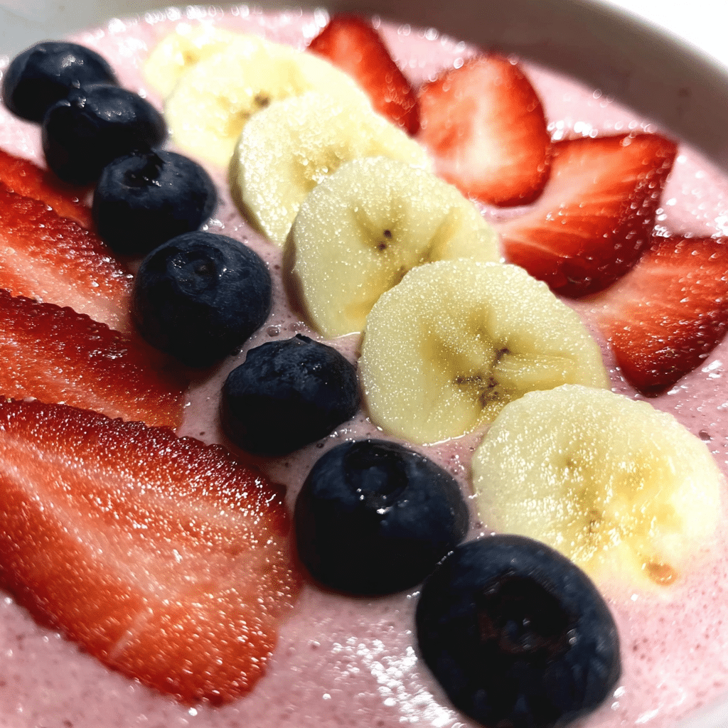5-Minute Fruit Smoothie Bowl – Healthy Morning