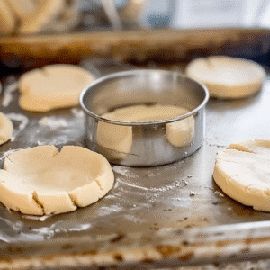 Crumble Sugar Cookie Recipe So Good You’ll Crave It 13 Ingredients for Crumbl sugar cookies laid out with pink frosting ready