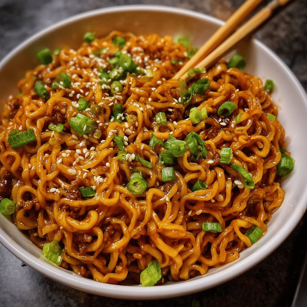 Spicy Garlic Sesame Noodles – Simple Asian-Inspired Meal