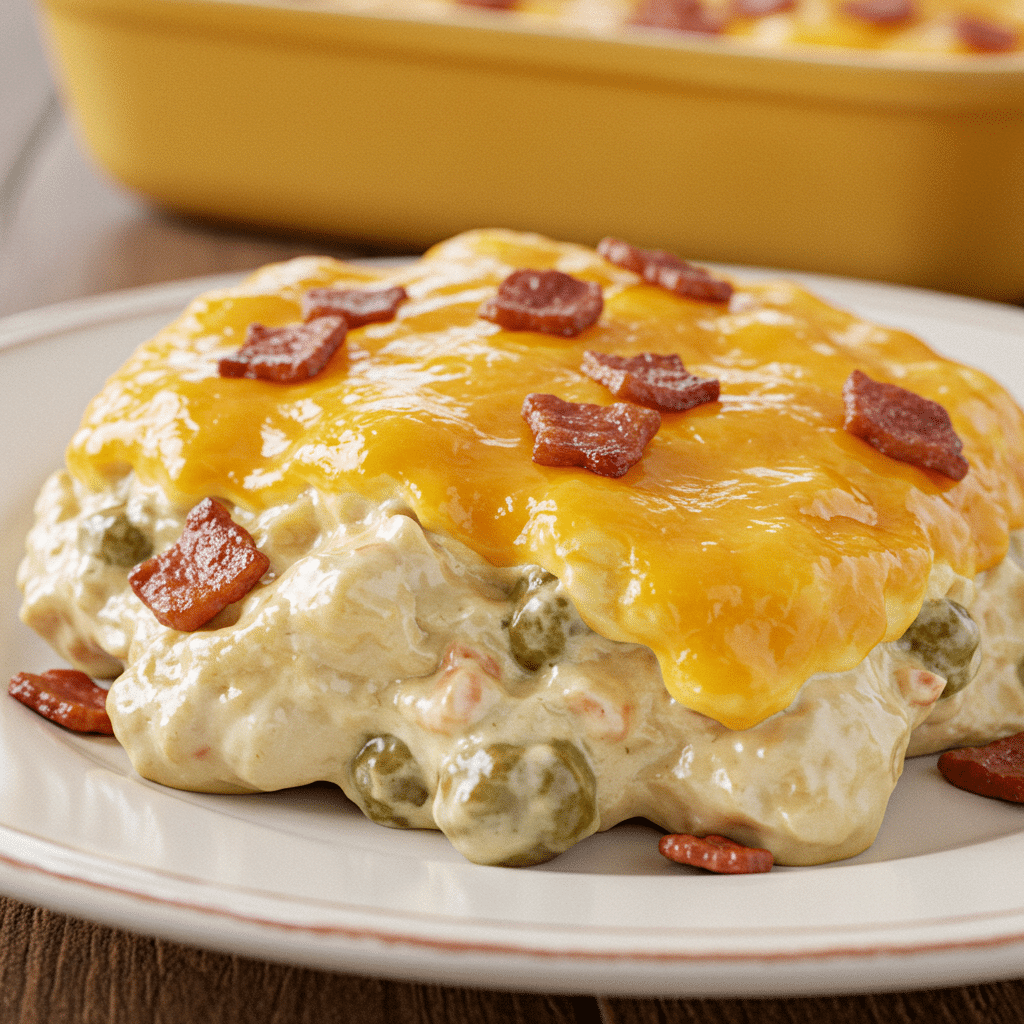 Baked Crack Chicken Casserole