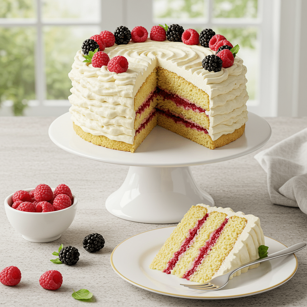 Best Vanilla Cake from Scratch 2 Best Vanilla Cake from Scratch