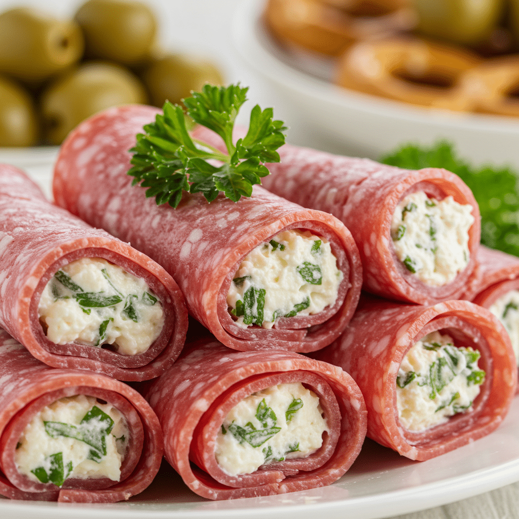 Easy Cream Cheese Salami Roll Ups: A Savory Appetizer for Every Occasion 5 Cheese Salami Roll Ups Recipe