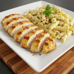 Creamy Chicken Pasta with Garlic & Parmesan