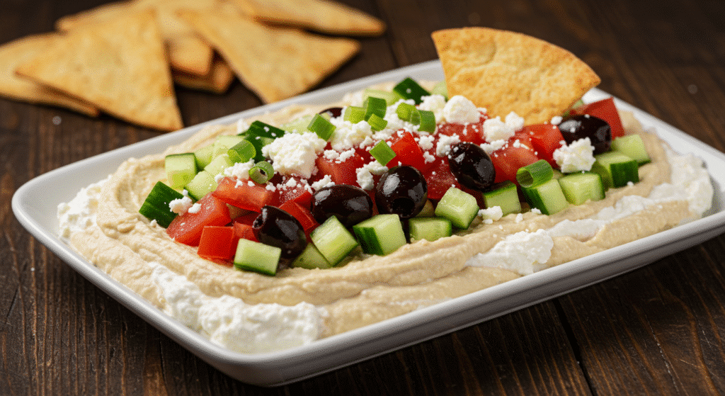 Creamy Layered Greek Dip 5 Creamy Layered Greek Dip