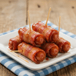 Easy Brown Sugar Bacon Smokies 3 Easy Brown Sugar Bacon Smokies