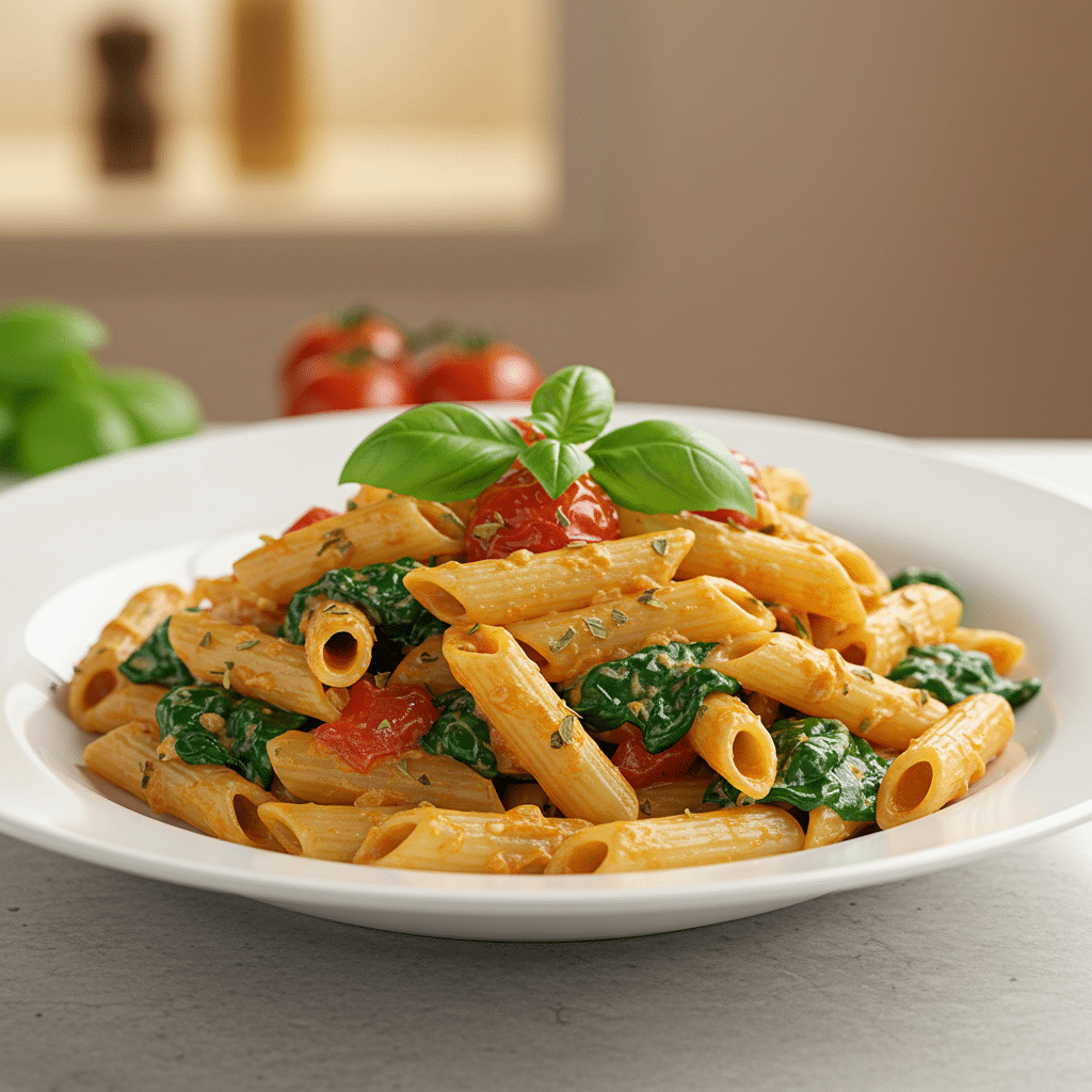 11 Best Creamy Pasta Recipes for Easy, Flavorful Dinners 3 Spinach Tomato Pasta