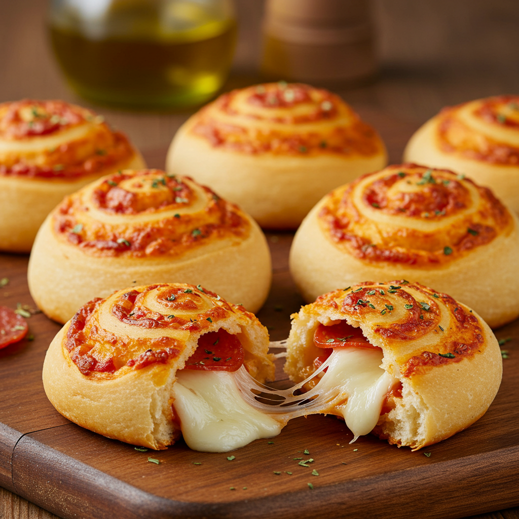 Pepperoni Pizza Roll-Ups