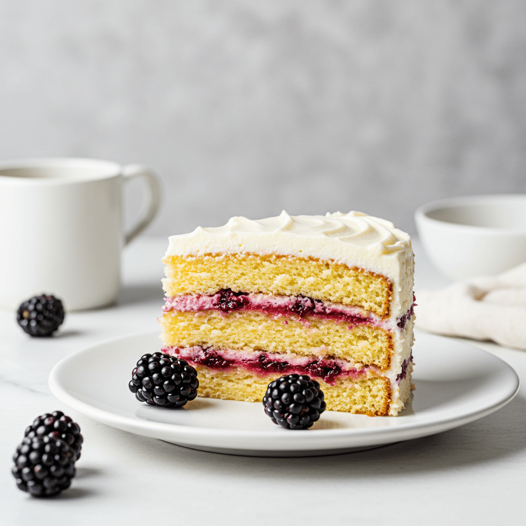 The Ultimate Cake Pillar: 30 Recipes from Aaron 13 Lemon Blackberry Cake
