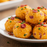 Easy Mini Bacon Ranch Cheeseballs 4 Mini Bacon Ranch Cheeseballs