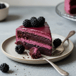 Velvety Blackberry Gothic Cake 3 Velvety Blackberry Gothic Cake