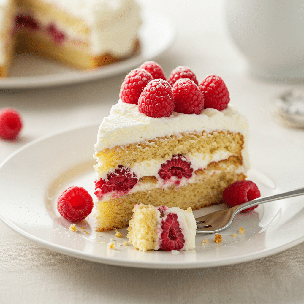 White Chocolate Raspberry Cake 2 White Chocolate Raspberry Cake