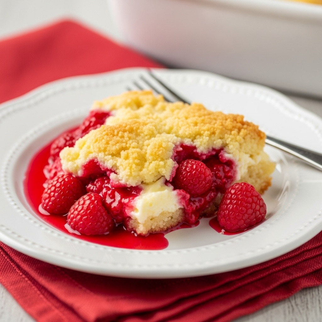 Best Raspberry Dump Cake