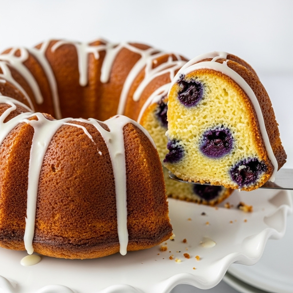 Blueberry Lemon Bundt Cake