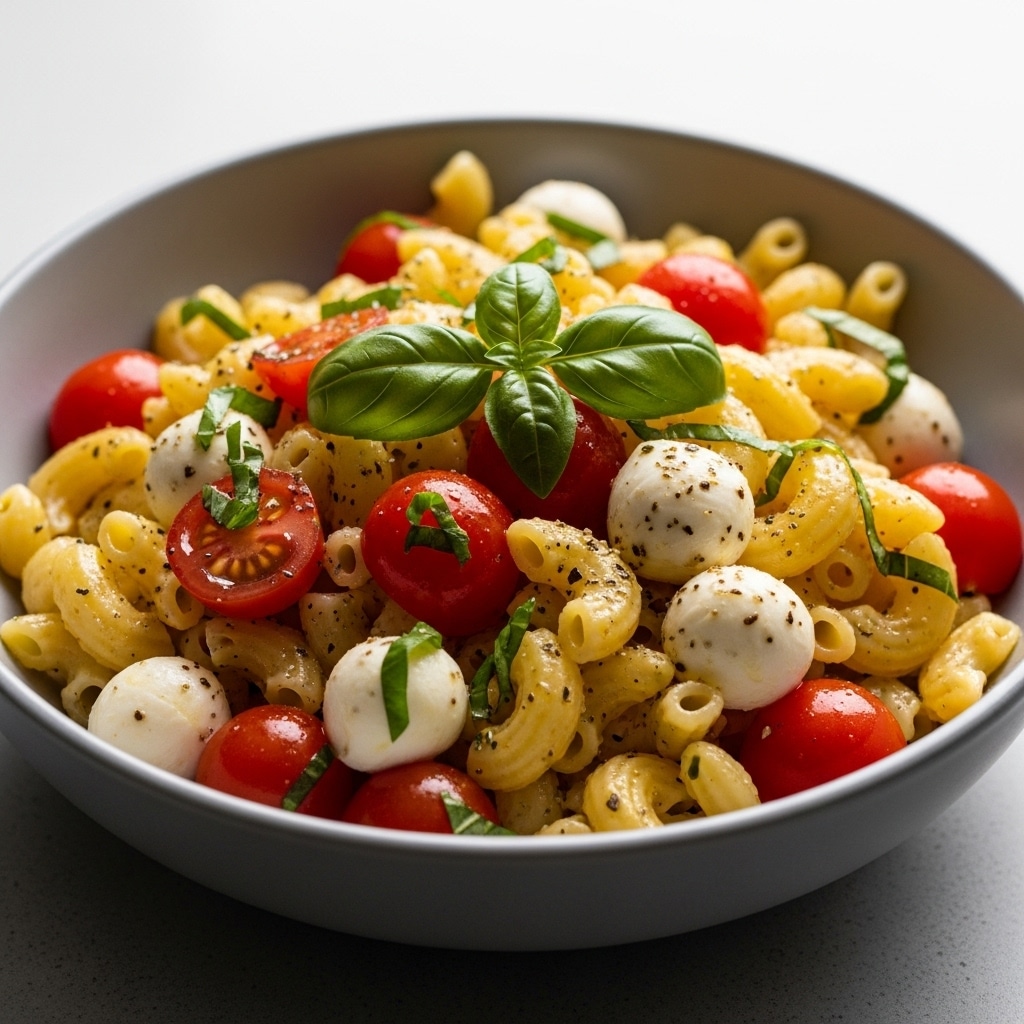 Caprese Pasta Salad with Pesto