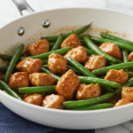Garlic Chicken and Green Beans Skillet Recipe 3 Chicken and Green Beans Skillet