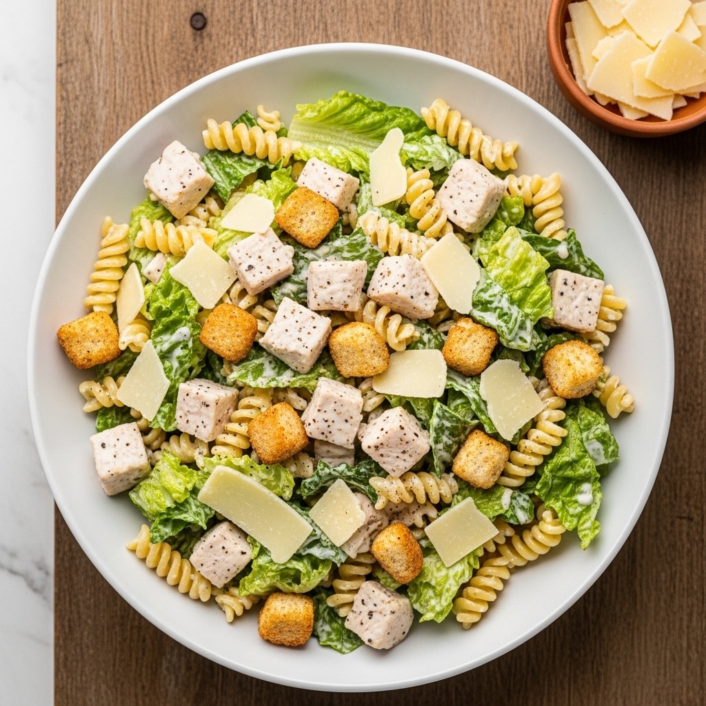 Chicken Caesar Pasta Salad