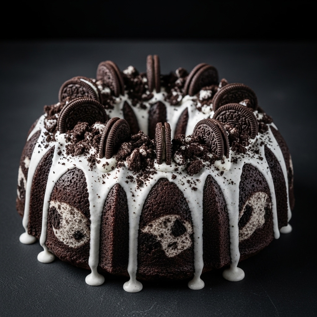 Cookies and Cream Bundt Cake
