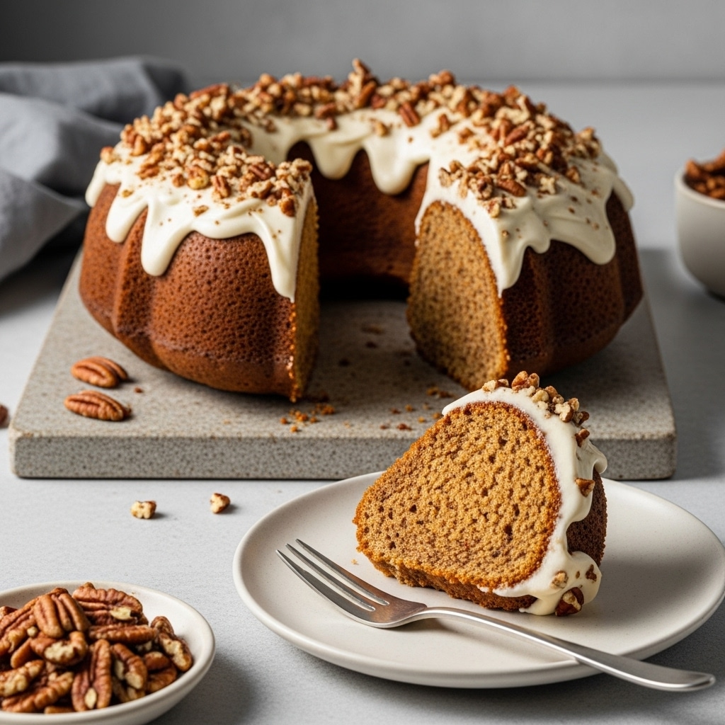 Cream Cheese Swirled Pumpkin Cake