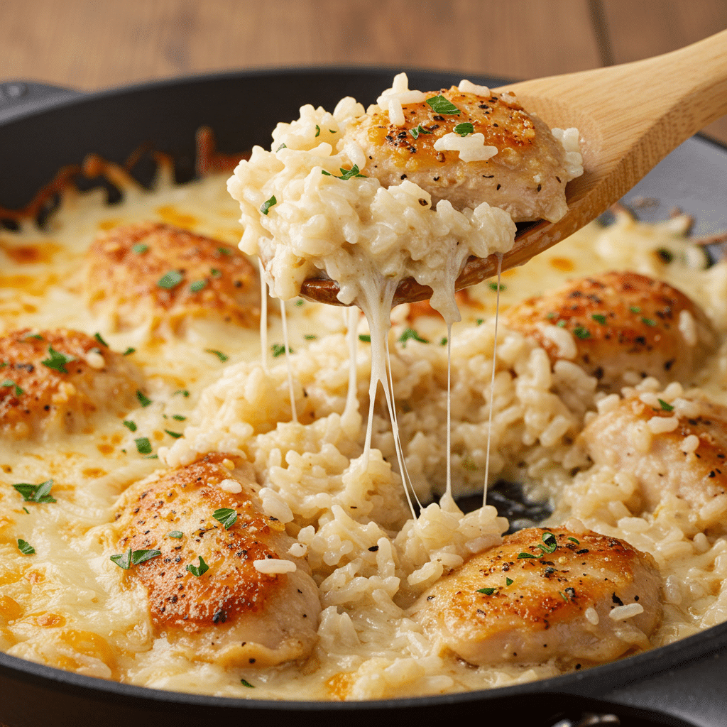 Creamy One Pot Chicken & Rice 2 Creamy One Pot Chicken & Rice