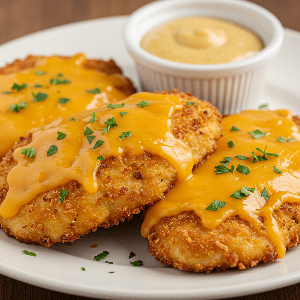 Cheddar Crusted Chicken 2 Crispy Cheddar Chicken