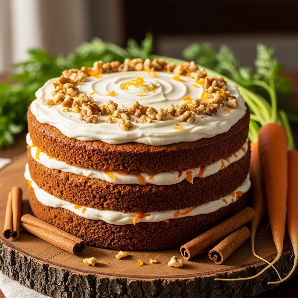 The Ultimate Dessert Masterclass: 23 Top-Rated Cake Recipes, from Gourmet to 3-Ingredient Simplicity 1 Delicious Carrot Cake by Gordon Ramsay