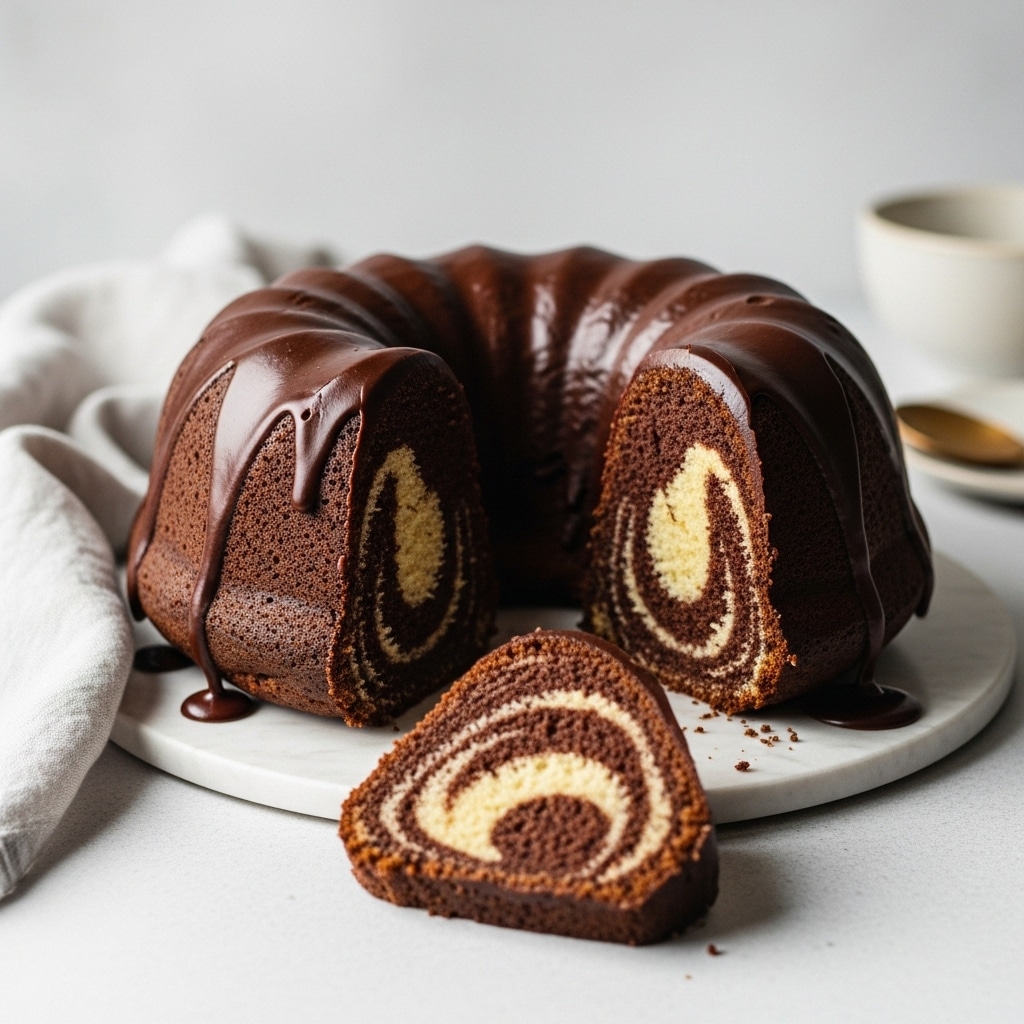 Easy Marble Bundt Cake