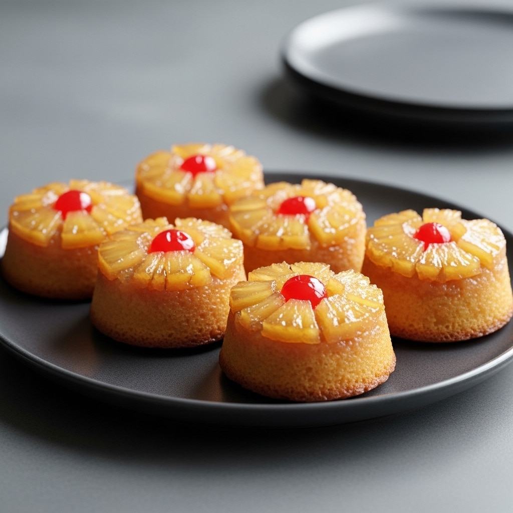 Easy Mini Pineapple Upside Down Cakes