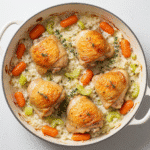 Easy One Pan Chicken Rice Bake