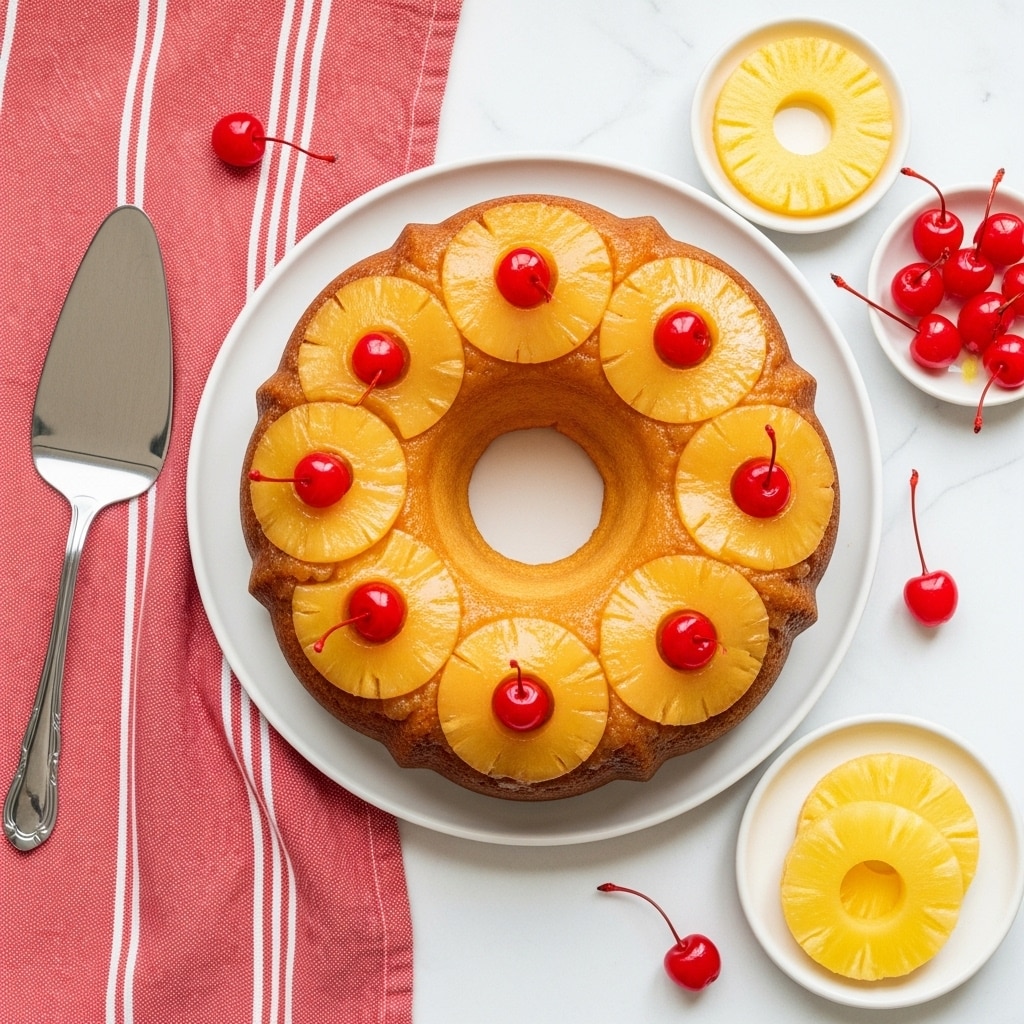 Easy Pineapple Upside Down Bundt Cake