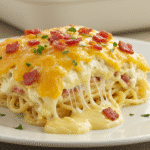 Easy Southern Chicken Spaghetti Casserole