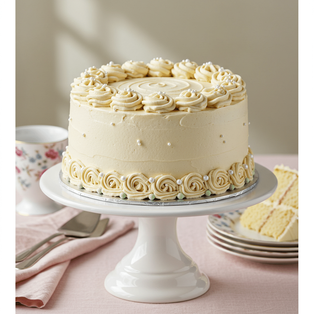 Homemade Easy Vanilla Cake