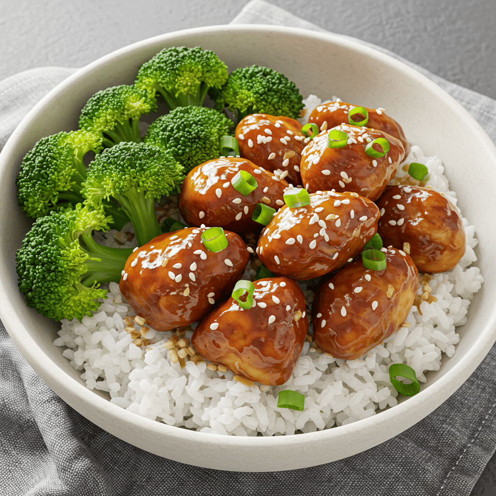 Homemade Teriyaki Chicken Rice Bowl