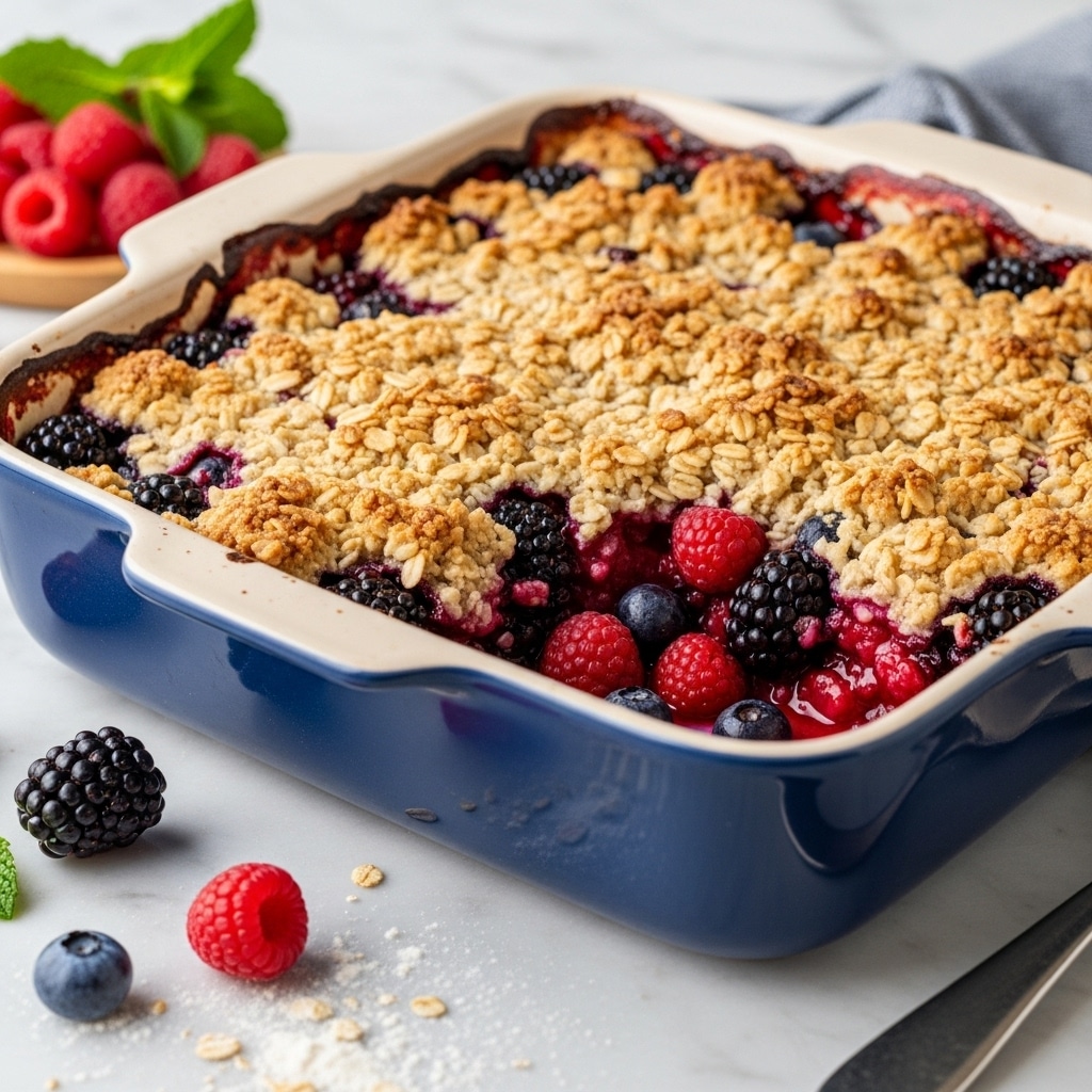 Homemade Triple Berry Dump Cake 2 Homemade Triple Berry Dump Cake