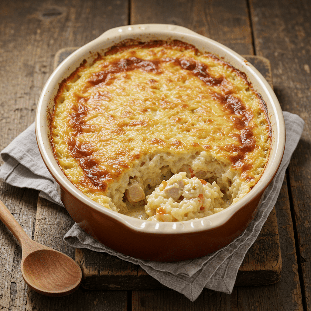 The Ultimate Guide to Easy Chicken Dinners: 26 Must-Try Recipes 21 Vintage Chicken & Rice Casserole